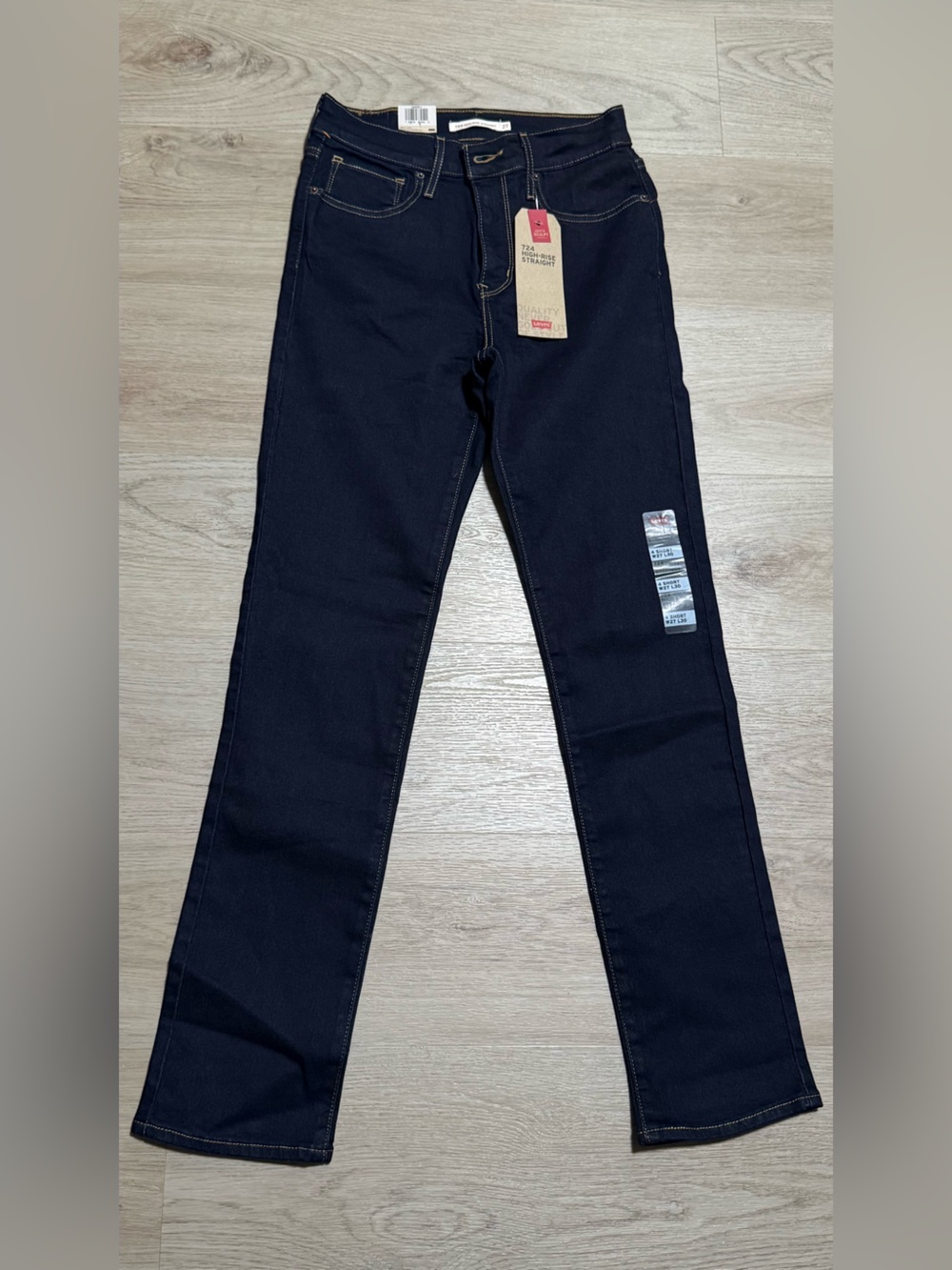 Levi's Women's jeans high rise straight - dark blue